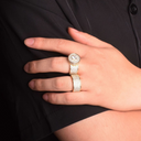 ICED CIRCLE RING
