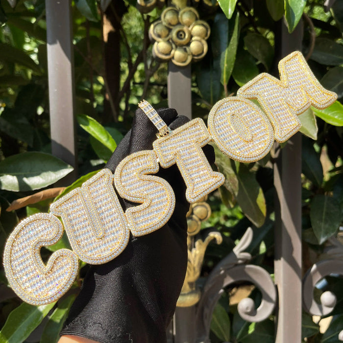 CUSTOM NAME ICED PENDANT