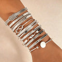 12 Gold Stack Bracelet Bundle