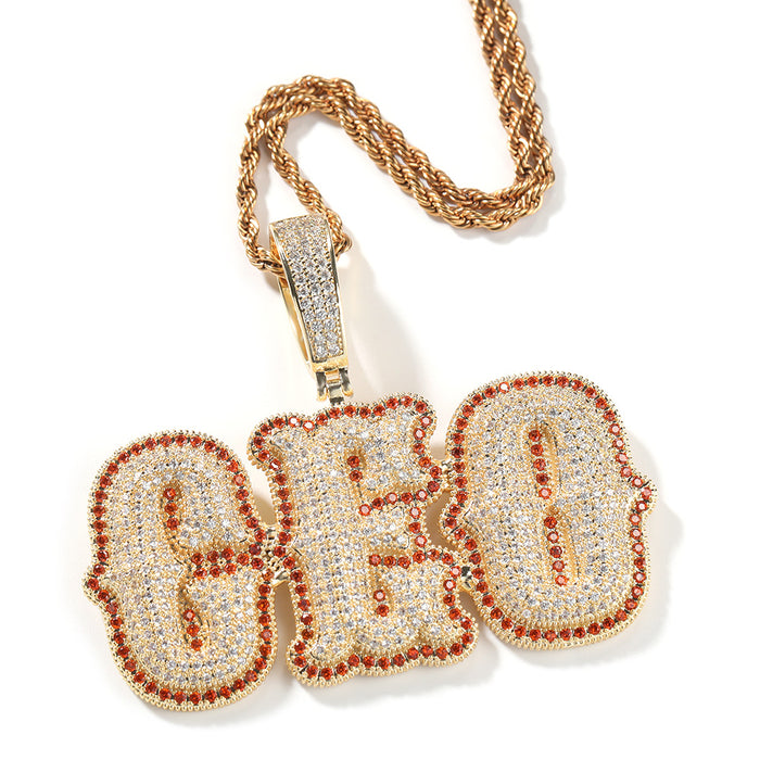CUSTOM NAME ICED PENDANT