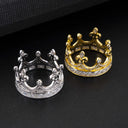 MOISSANITE CROWN RING