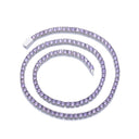 COLOURED TENNIS BRACELETS - 4MM
