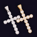 CLUSTERED CROSS PENDANT