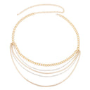 5 Gold Stack Waist Chains Bundle