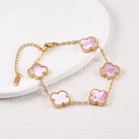 Mother of Pearl Clover Bracelets