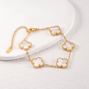 Mother of Pearl Clover Bracelets