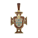 FOOTBALL BADGE PENDANTS