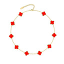 10 Clover Necklace