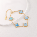 Mother of Pearl Clover Bracelets