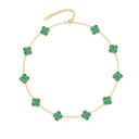 10 Clover Necklace