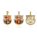 FOOTBALL BADGE PENDANTS