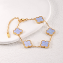Mother of Pearl Clover Bracelets