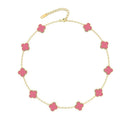 10 Clover Necklace
