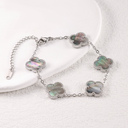Mother of Pearl Clover Bracelets