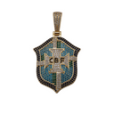 FOOTBALL BADGE PENDANTS