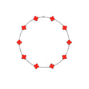 10 Clover Necklace