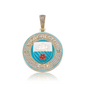FOOTBALL BADGE PENDANTS