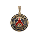 FOOTBALL BADGE PENDANTS