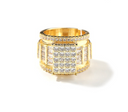 ICED TRIPLE RING
