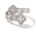 ICED CLOVER RING