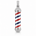 AI-generated illustrative product photo of the Barber Pendant in white gold