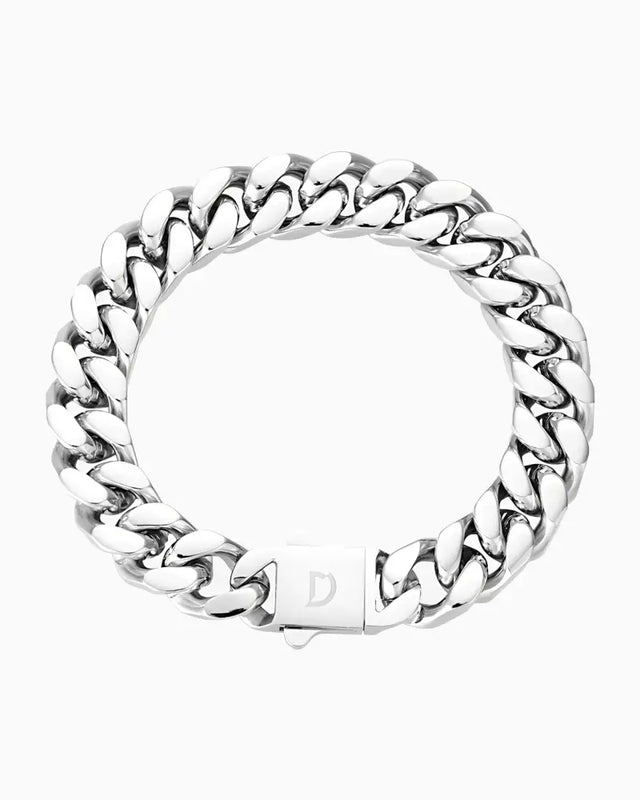 CLEAN BOXED CUBANA BRACELET - 11MM