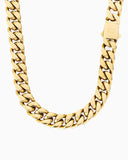 CLEAN BOXED CUBANA CHAIN - 11MM GOLD Chains