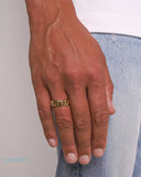 CLEAN CUBAN RING - GOLD Rings