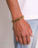 CLEAN CUBANA BRACELET - 12MM GOLD Bracelets