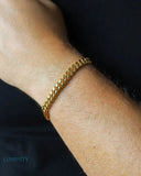 CLEAN CUBANA BRACELET - 6MM GOLD Bracelets