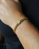 CLEAN CUBANA BRACELET - 6MM GOLD Bracelets