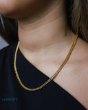 CLEAN CUBANA CHAIN - 4MM GOLD Chains