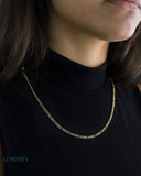 CLEAN FIGARO CHAIN - 3MM GOLD Chains