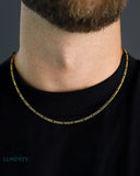 CLEAN FIGARO CHAIN - 3MM GOLD Chains