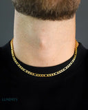 CLEAN FIGARO CHAIN - 5MM GOLD Chains