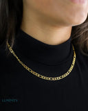 CLEAN FIGARO CHAIN - 5MM GOLD Chains