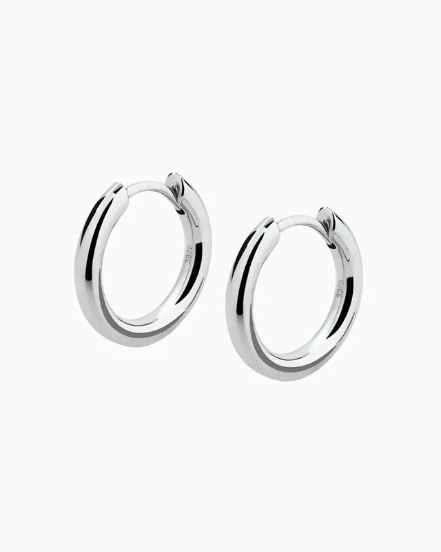 CLEAN HOOPS EARRINGS - 12MM