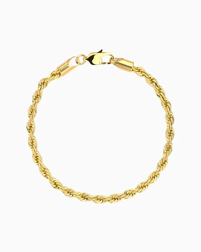 CLEAN ROPE BRACELET - 3MM GOLD Bracelets