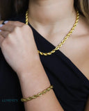CLEAN ROPE BRACELET - 6MM GOLD Bracelets