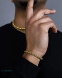 CLEAN ROPE BRACELET - 8MM GOLD