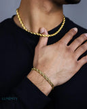 CLEAN ROPE BRACELET - 6MM GOLD Bracelets