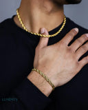 CLEAN ROPE BRACELET - 8MM GOLD