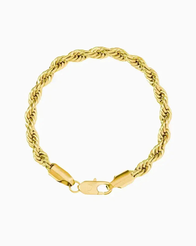 CLEAN ROPE BRACELET - 10MM GOLD