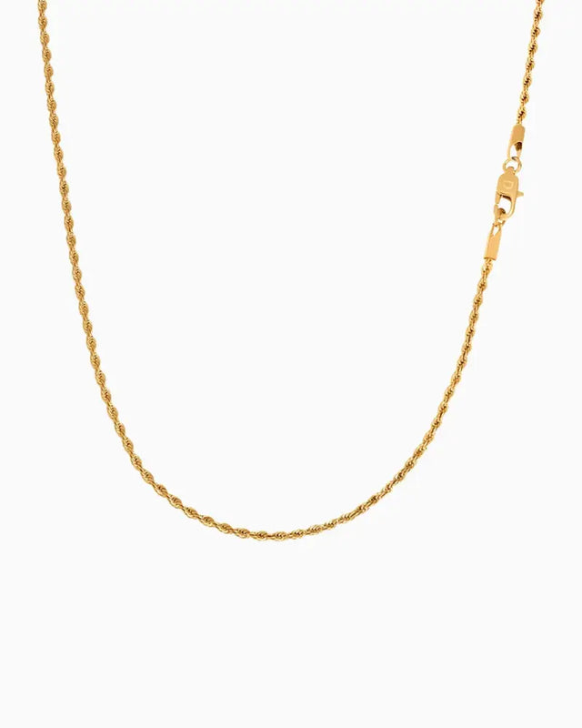 CLEAN ROPE CHAIN - 2MM GOLD
