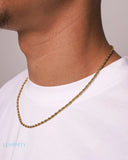 CLEAN ROPE CHAIN - 3MM GOLD Chains