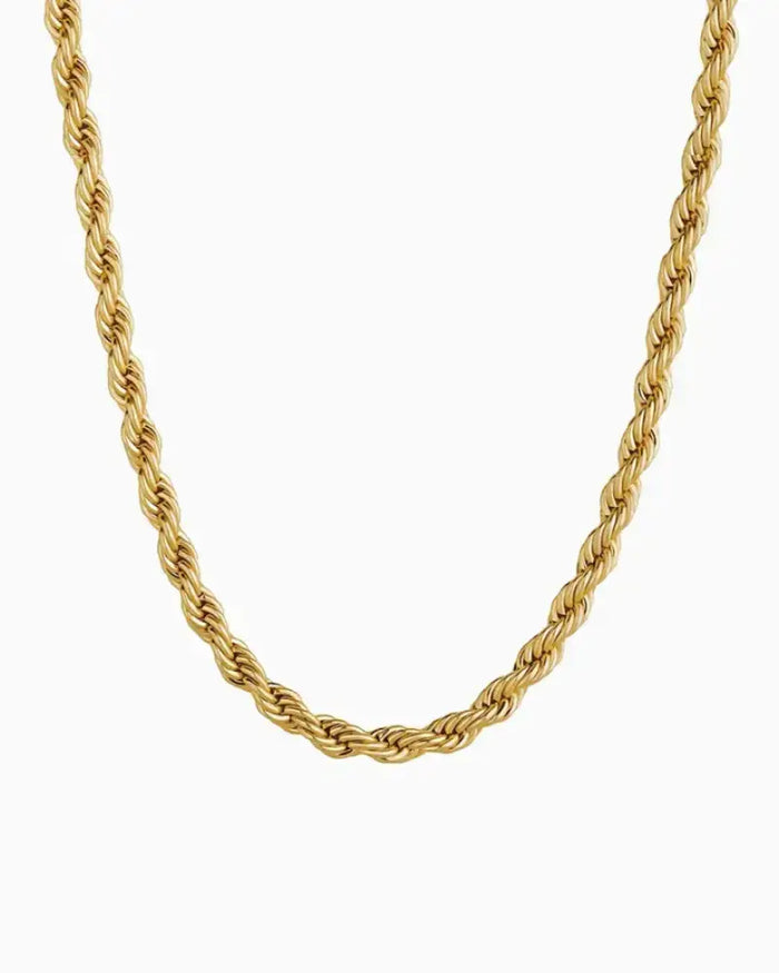 CLEAN ROPE CHAIN - 5MM GOLD - Chains