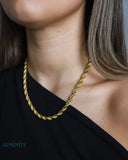 CLEAN ROPE CHAIN - 6MM GOLD Chains