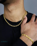 CLEAN ROPE CHAIN - 6MM GOLD Chains