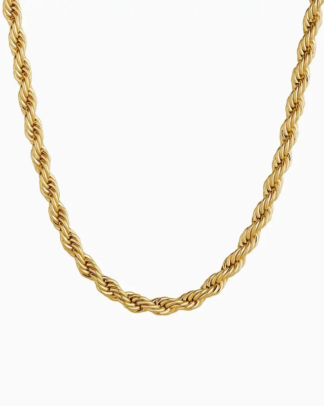 CLEAN ROPE CHAIN - 6MM GOLD