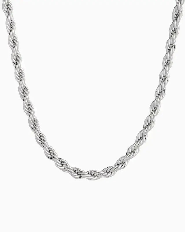 CLEAN ROPE CHAIN - 10MM WHITE GOLD